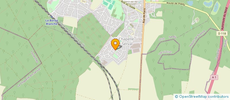 localisation de l'entreprise MONSIEUR ERIC LEROY  LA CHAPELLE-EN-SERVAL