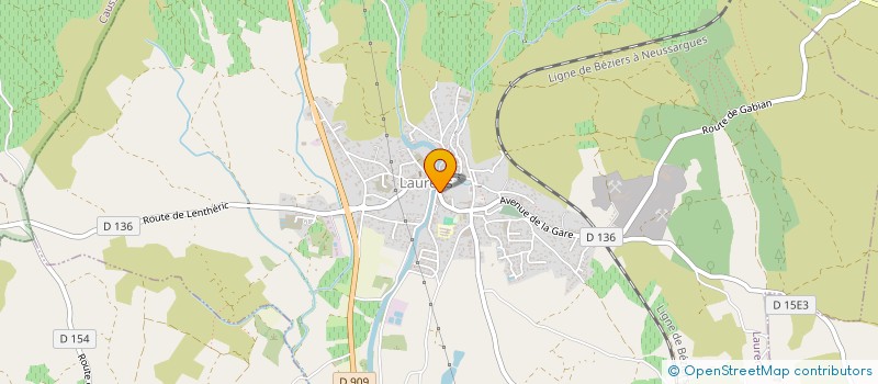 localisation de l'entreprise MONSIEUR ERIC LESAGE  MAGALAS