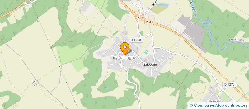 localisation de l'entreprise MONSIEUR ERIC LESAIN  CIRY-SALSOGNE