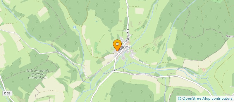 localisation de l'entreprise MONSIEUR ERIC LESAULNIER  VAUBEXY