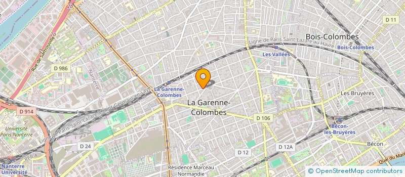 localisation de l'entreprise MONSIEUR ERIC LESCURIEUX à LA GARENNE-COLOMBES