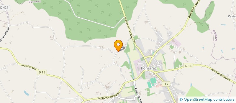 localisation de l'entreprise MONSIEUR ERIC LESPARRE  POMAREZ