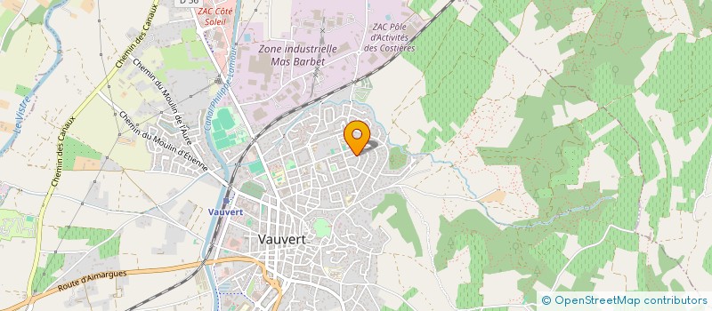 localisation de l'entreprise MONSIEUR ERIC LESTRADE  VESTRIC-ET-CANDIAC