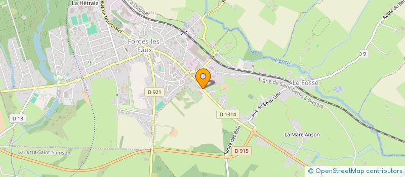 localisation de l'entreprise MONSIEUR ERIC LESUEUR  FORGES-LES-EAUX