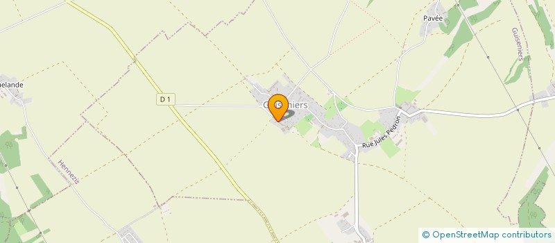 localisation de l'entreprise MONSIEUR ERIC LETAILLEUR  GUISENIERS