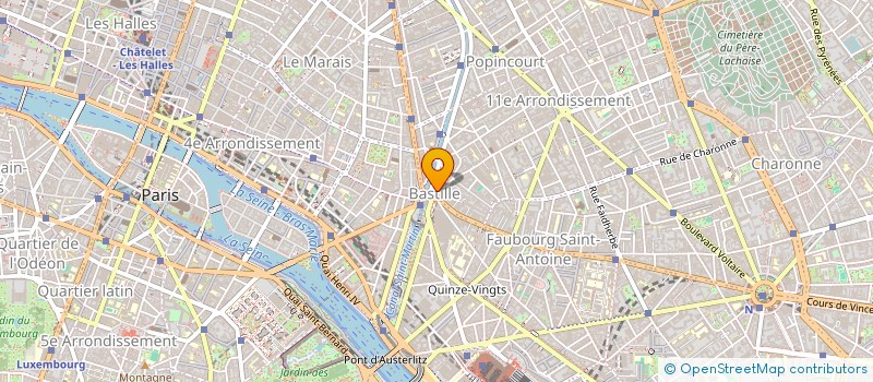 localisation de l'entreprise MONSIEUR ERIC LETINIER  PARIS