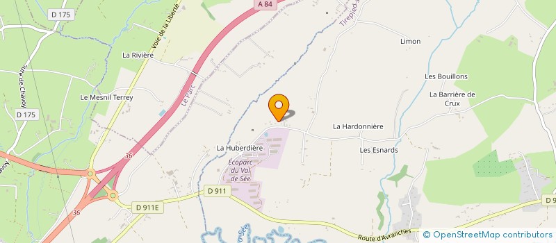 localisation de l'entreprise MONSIEUR ERIC LETRANCHANT  TIREPIED-SUR-SEE