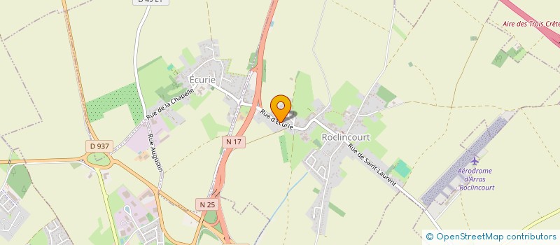 localisation de l'entreprise MONSIEUR ERIC LETURGEZ  ROCLINCOURT
