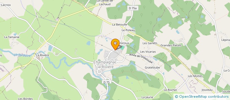 localisation de l'entreprise MONSIEUR ERIC LEVEQUE à CHAMPAGNAC-LA-RIVIERE