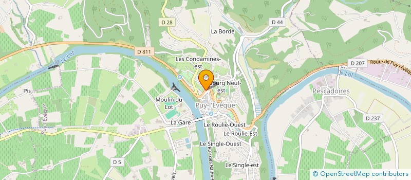 localisation de l'entreprise MONSIEUR ERIC LEVY  PUY-L'EVEQUE