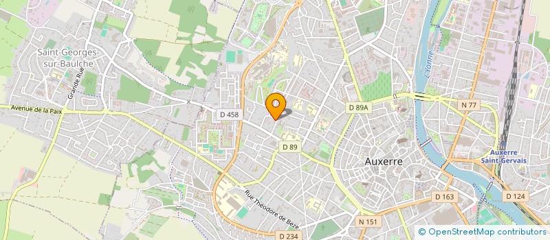 localisation de l'entreprise MONSIEUR ERIC LHERBIER à AUXERRE