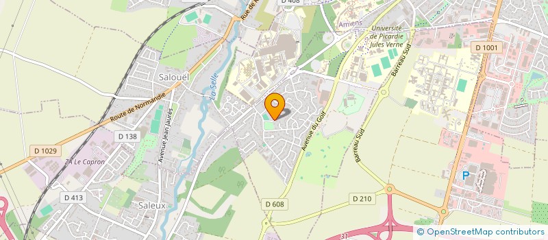 localisation de l'entreprise MONSIEUR ERIC LHEUREUX  SALOUEL