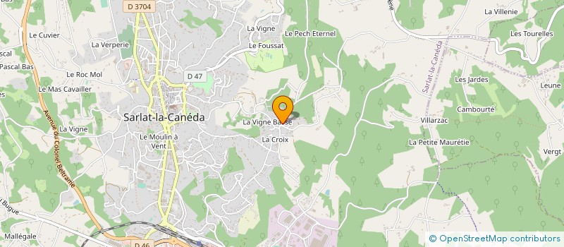localisation de l'entreprise MONSIEUR ERIC LHOMME à SARLAT-LA-CANEDA