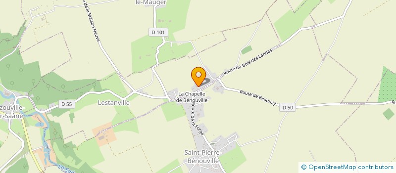 localisation de l'entreprise MONSIEUR ERIC LHOMME  LESTANVILLE