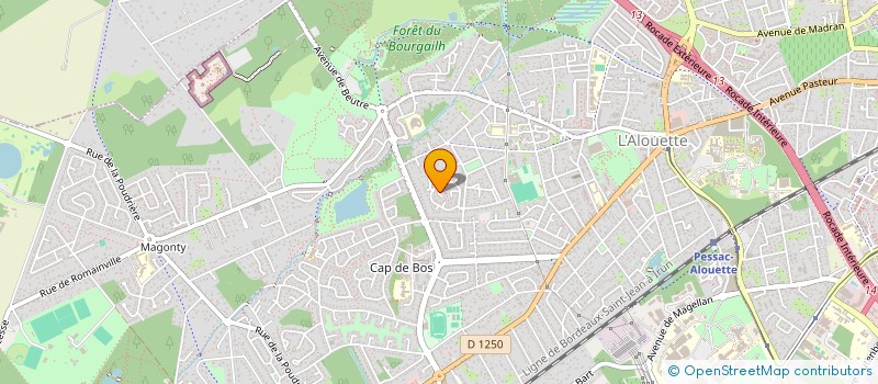 localisation de l'entreprise MONSIEUR ERIC LIBERGE  PESSAC