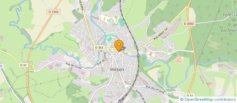 localisation de l'entreprise MONSIEUR ERIC LIENARD à HIRSON