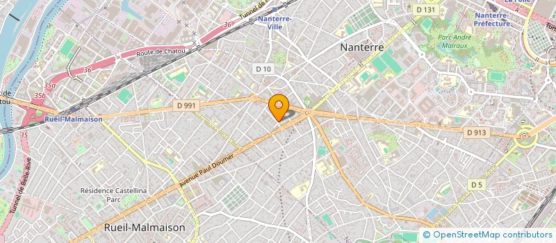 localisation de l'entreprise MONSIEUR ERIC LIEVIN  NANTERRE