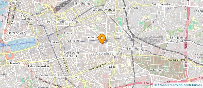 localisation de l'entreprise MONSIEUR ERIC LIGER à MARSEILLE