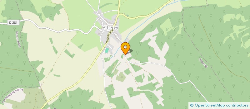 localisation de l'entreprise MONSIEUR ERIC LIGNEY  DAMBENOIT-LES-COLOMBE