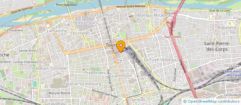 localisation de l'entreprise MONSIEUR ERIC LINH  TOURS