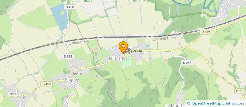 localisation de l'entreprise MONSIEUR ERIC LINOTTE  JALLERANGE