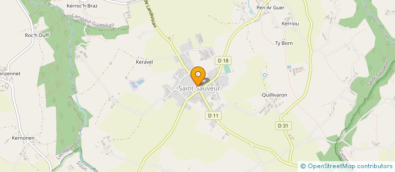 localisation de l'entreprise MONSIEUR ERIC LIORZOU  SAINT-SAUVEUR