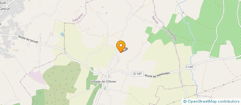 localisation de l'entreprise MONSIEUR ERIC LOCHU  SERVAS