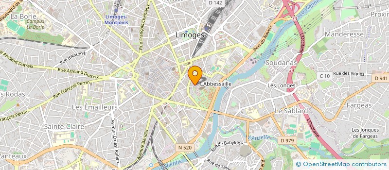 localisation de l'entreprise MONSIEUR ERIC LOI à LIMOGES