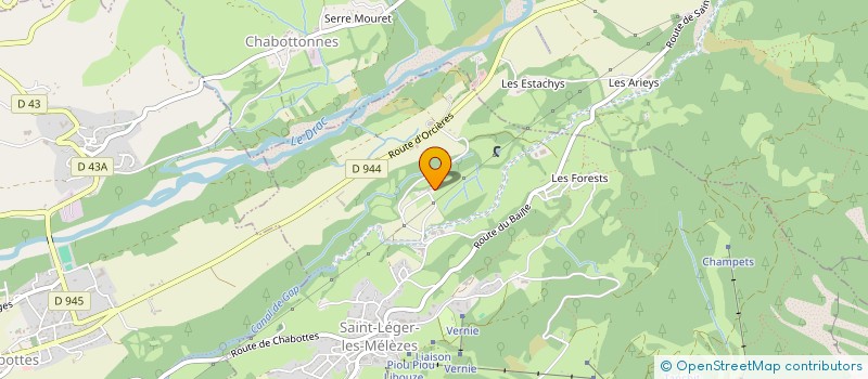 localisation de l'entreprise MONSIEUR ERIC LOMBARD à SAINT-MICHEL-DE-CHAILLOL
