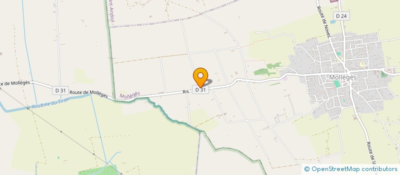 localisation de l'entreprise MONSIEUR ERIC LOMBARD  MOLLEGES