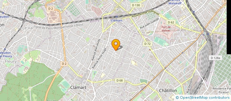localisation de l'entreprise MONSIEUR ERIC LOMBARD à CLAMART