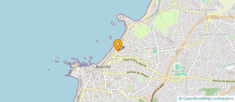 localisation de l'entreprise MONSIEUR ERIC LOPEZ  BIARRITZ