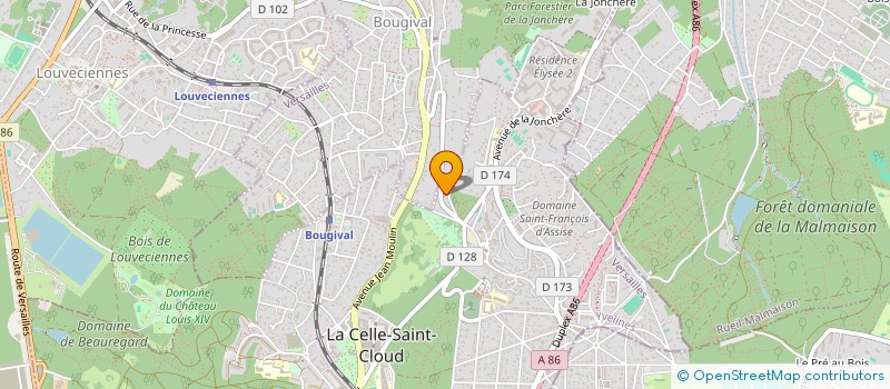 localisation de l'entreprise MONSIEUR ERIC LOPEZ à LA CELLE-SAINT-CLOUD