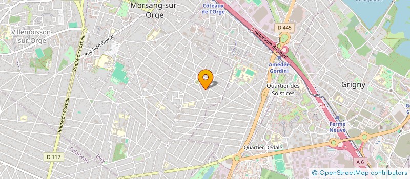 localisation de l'entreprise MONSIEUR ERIC LOPEZ  MORSANG-SUR-ORGE