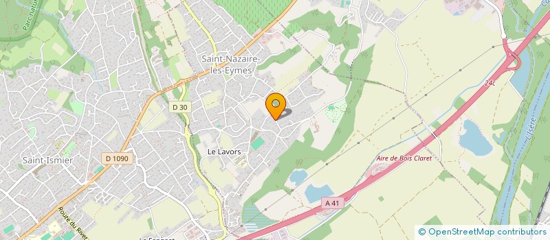 localisation de l'entreprise MONSIEUR ERIC LOPEZ  SAINT-NAZAIRE-LES-EYMES