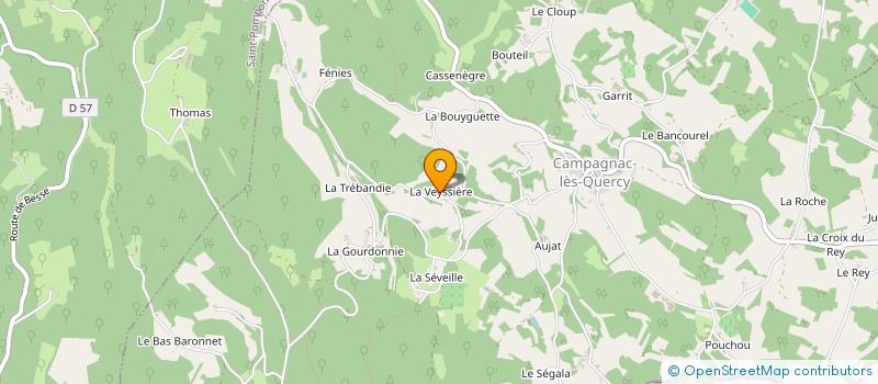 localisation de l'entreprise MONSIEUR ERIC LORBLANCHET à CAMPAGNAC-LES-QUERCY
