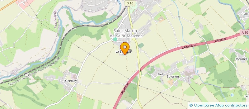 localisation de l'entreprise MONSIEUR ERIC LORIOUX  SAINT-MARTIN-DE-SAINT-MAIXENT