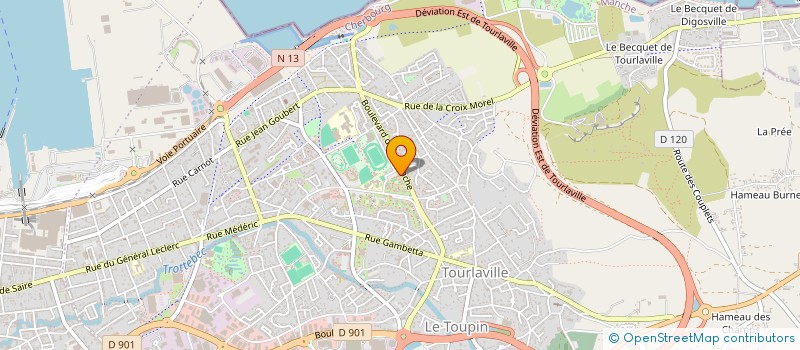 localisation de l'entreprise MONSIEUR ERIC LORRAIN  CHERBOURG-EN-COTENTIN