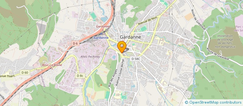 localisation de l'entreprise MONSIEUR ERIC LOUBAUD à GARDANNE