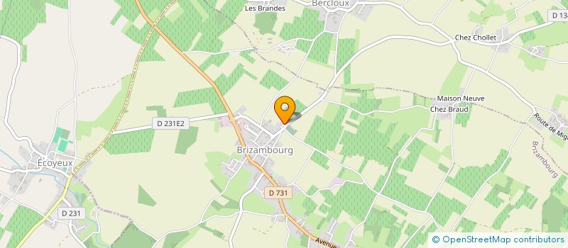 localisation de l'entreprise MONSIEUR ERIC LOUCHART  BRIZAMBOURG