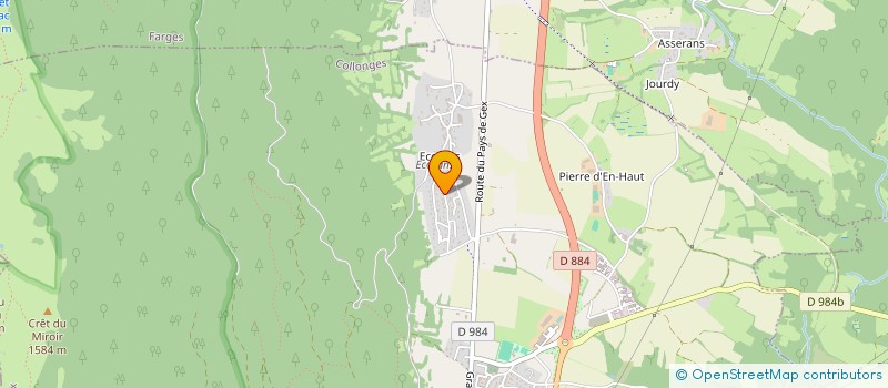 localisation de l'entreprise MONSIEUR ERIC-LOUIS MOUILLIN  COLLONGES