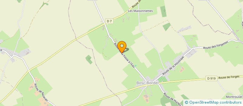 localisation de l'entreprise MONSIEUR ERIC LOURSEL  BOSC-BORDEL