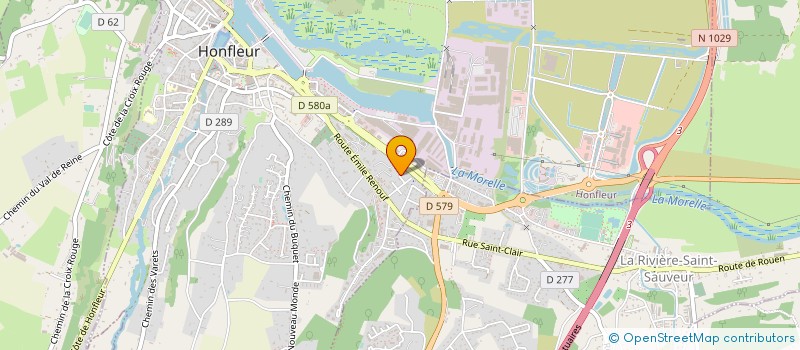 localisation de l'entreprise MONSIEUR ERIC LUC DENIS LEMAIGNENT  HONFLEUR