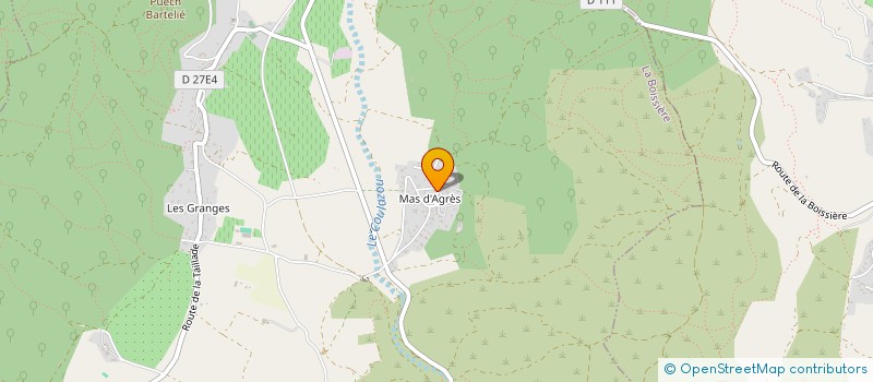 localisation de l'entreprise MONSIEUR ERIC LUCAS  LA BOISSIERE