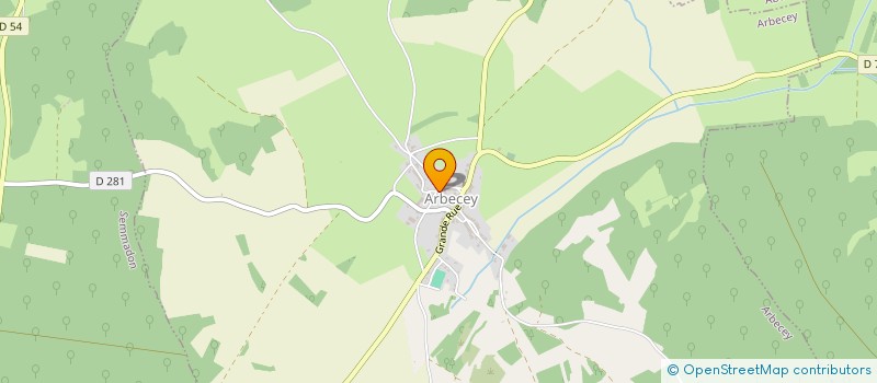 localisation de l'entreprise MONSIEUR ERIC LUCOT  ARBECEY