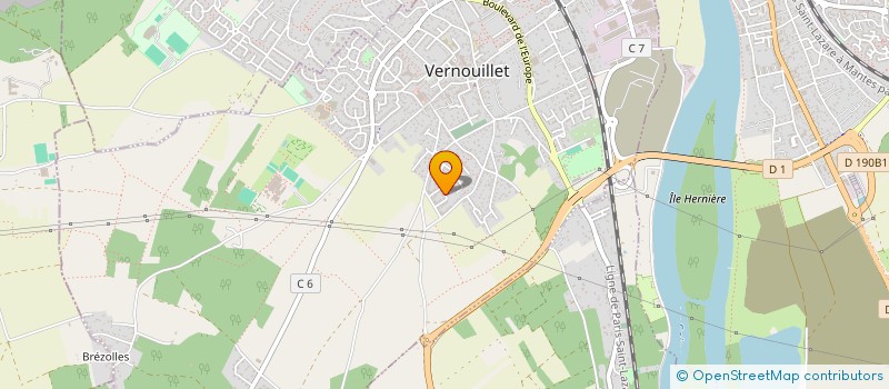 localisation de l'entreprise MONSIEUR ERIC LUDSOR à VERNOUILLET