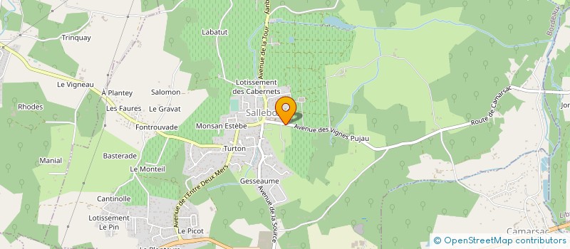 localisation de l'entreprise MONSIEUR ERIC LUQUE  SALLEBUF