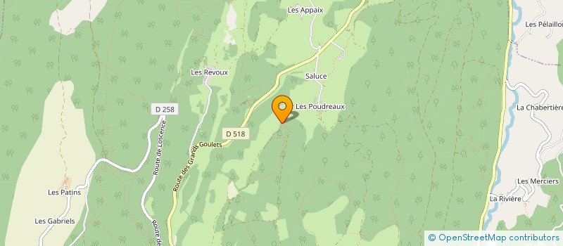 localisation de l'entreprise MONSIEUR ERIC LURAND à CHAPELLE-EN-VERCORS (LA)