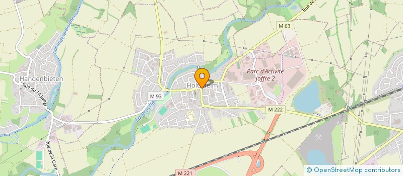 localisation de l'entreprise MONSIEUR ERIC LUTZ  HOLTZHEIM