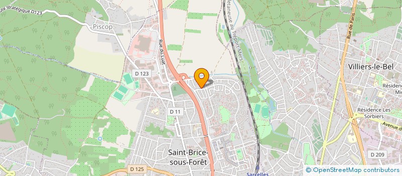 localisation de l'entreprise MONSIEUR ERIC MAAREK  SAINT-BRICE-SOUS-FORET